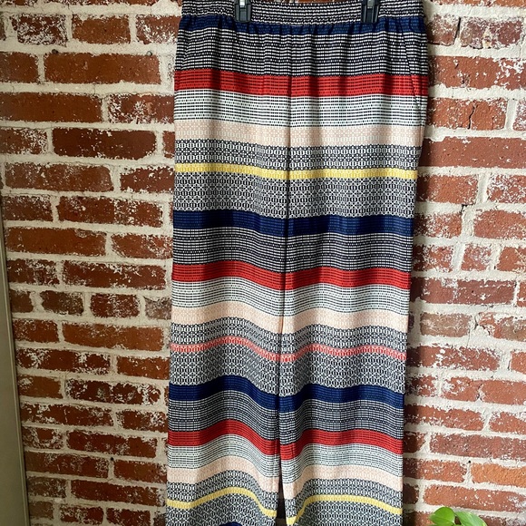 Vince Camuto high rise boho patterned pants - Picture 3 of 5